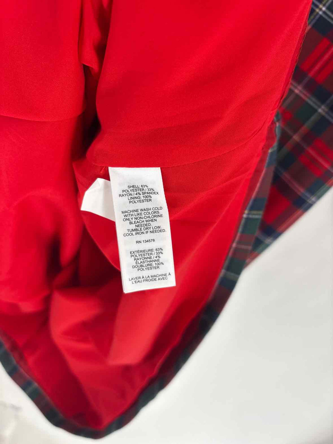 Size 20 Vineyard Vines Red Print Dress