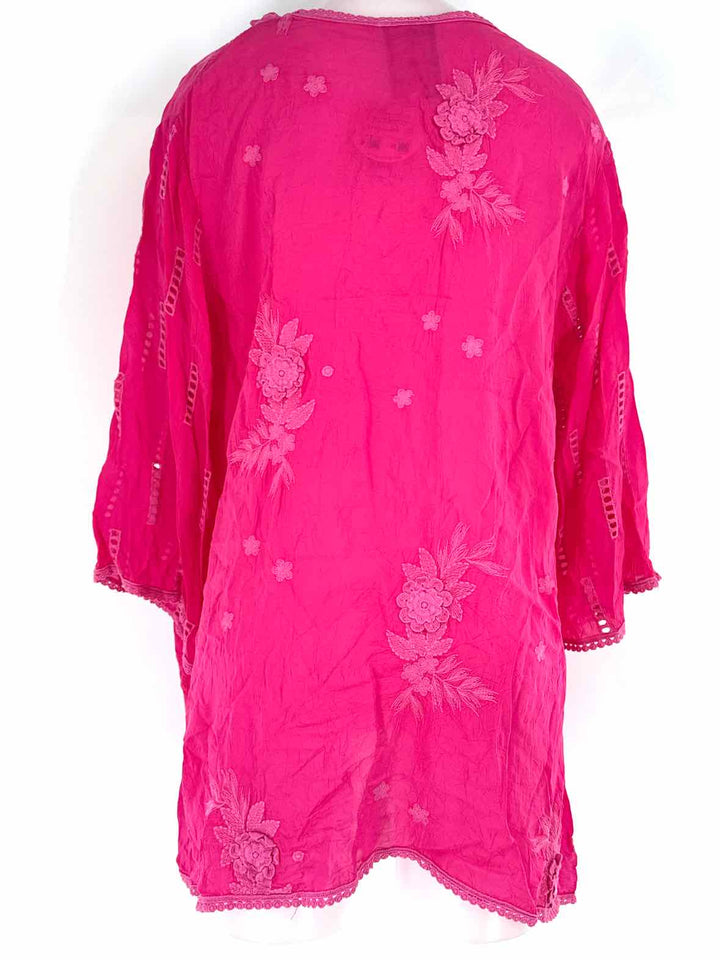 Size XL Johnny Was Pink Shirt