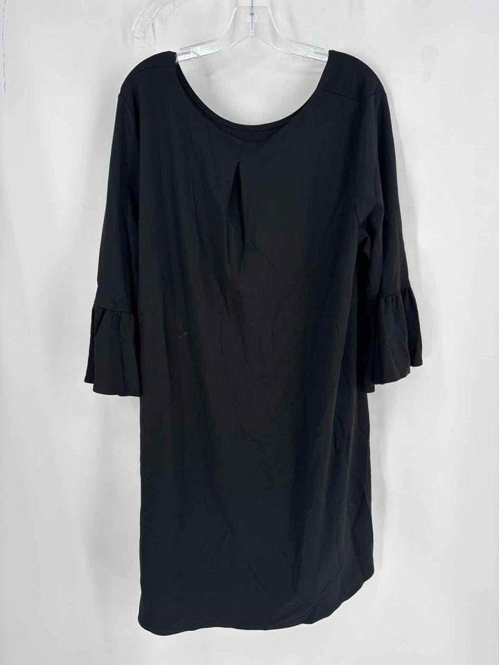 Size L BRYAN WALKER Black Cotton Dress