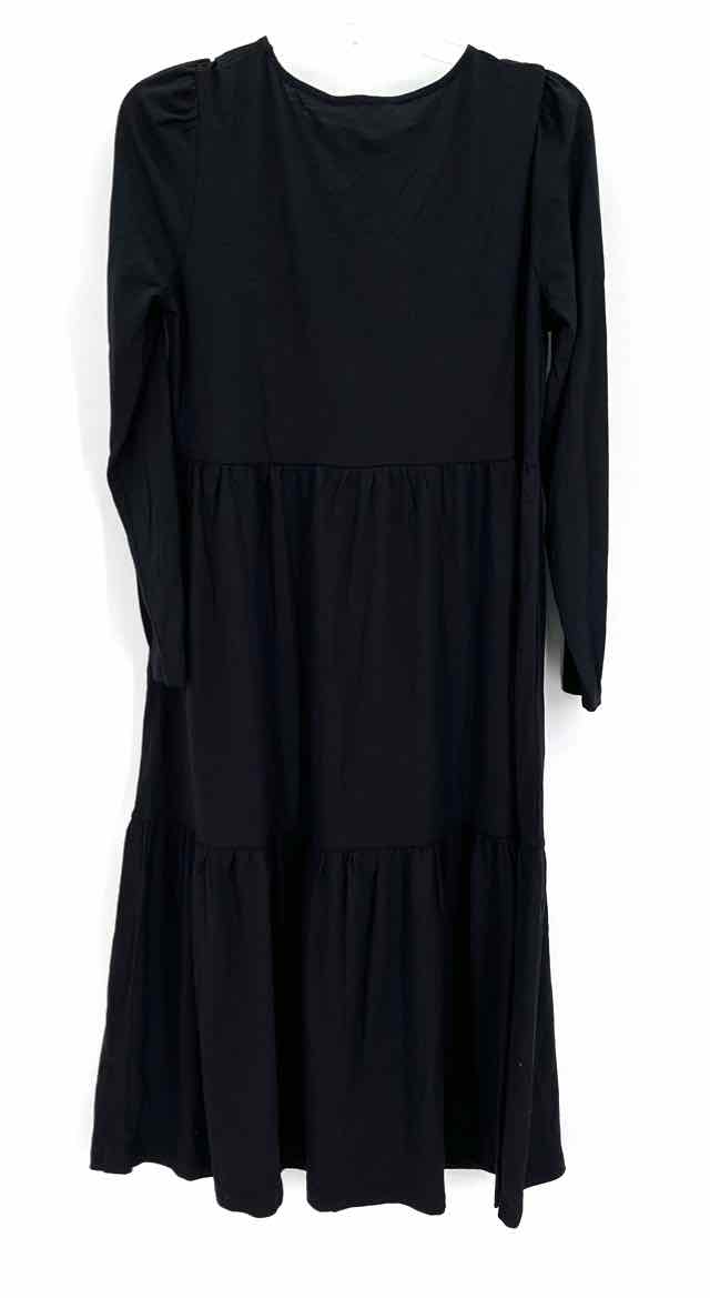Size 8P Boden Black Cotton Dress