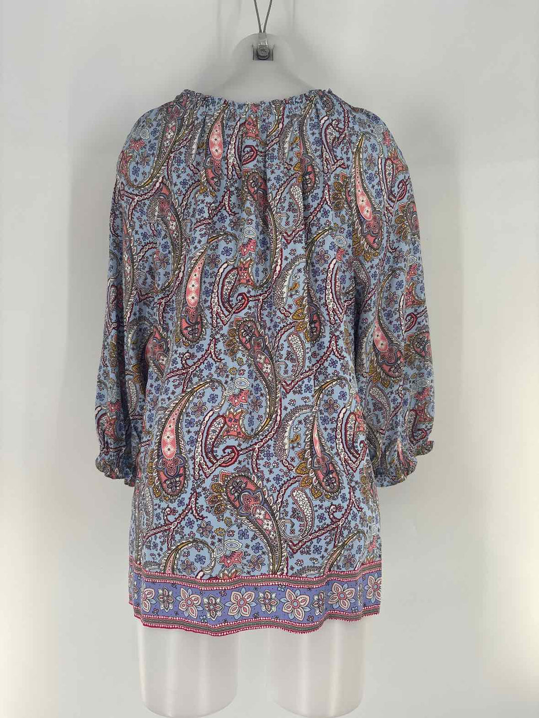 Size L Talbots Blue Print Shirt