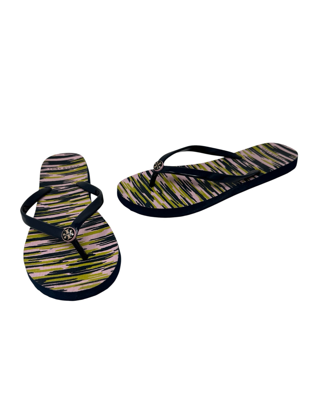 Shoe Size 8 Tory Burch Navy Sandals