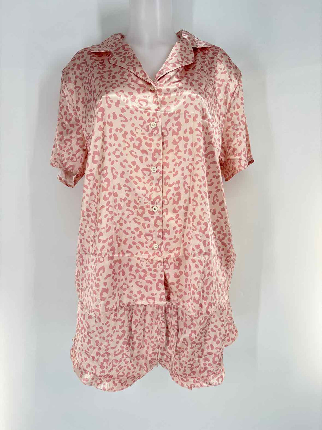 Size XL Pink Sateen 2 PC Dress