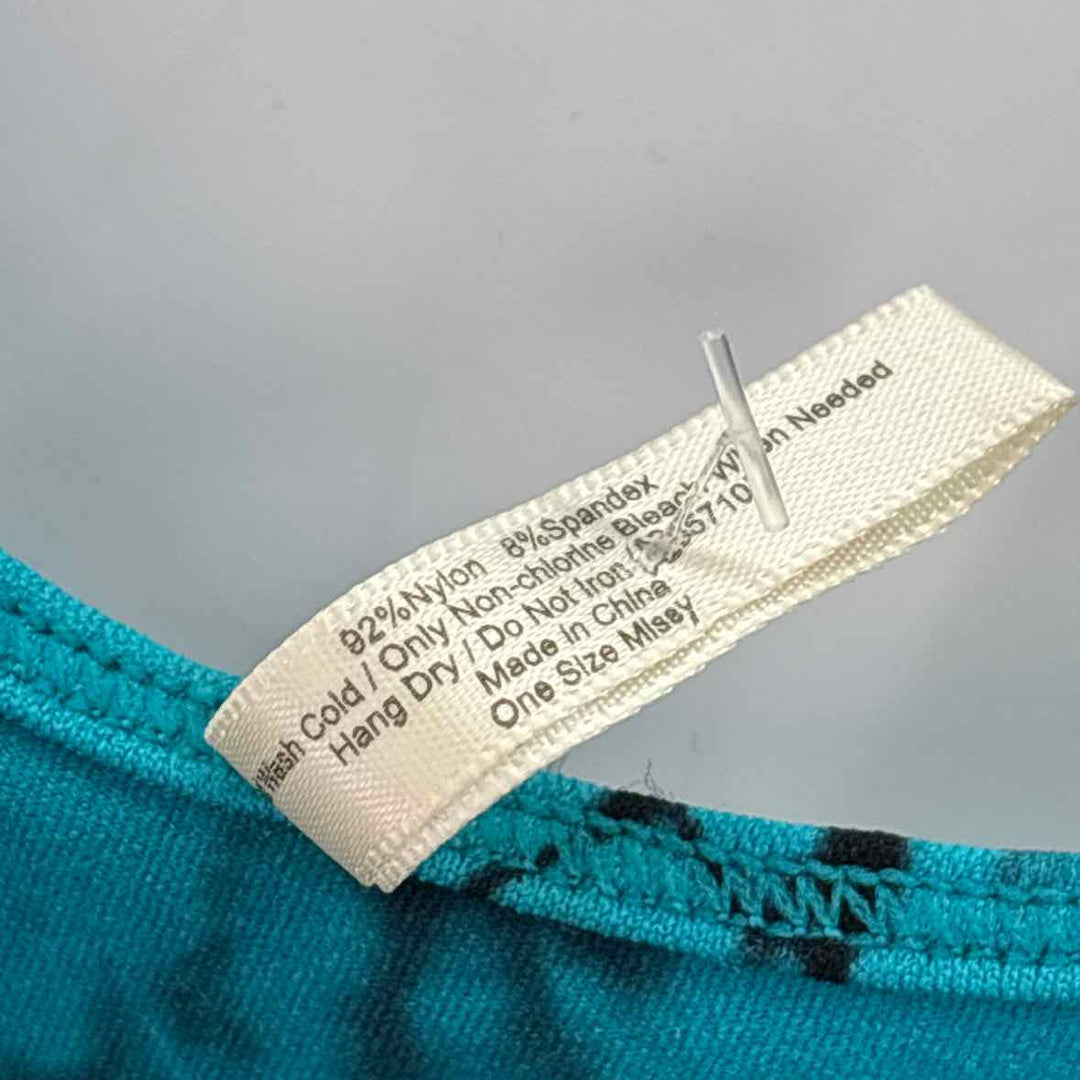 Size One Size Teal Shirt