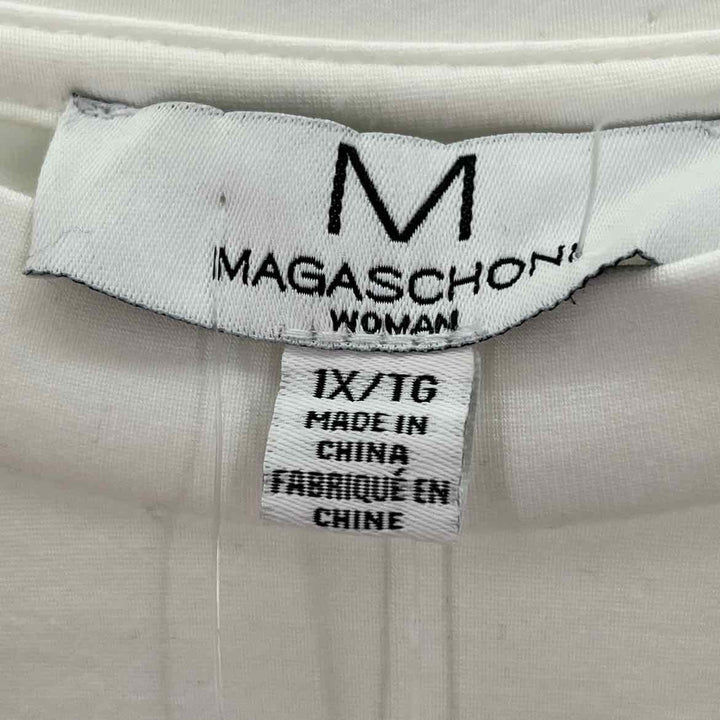 Size 1X MAGASCHONI White Shirt