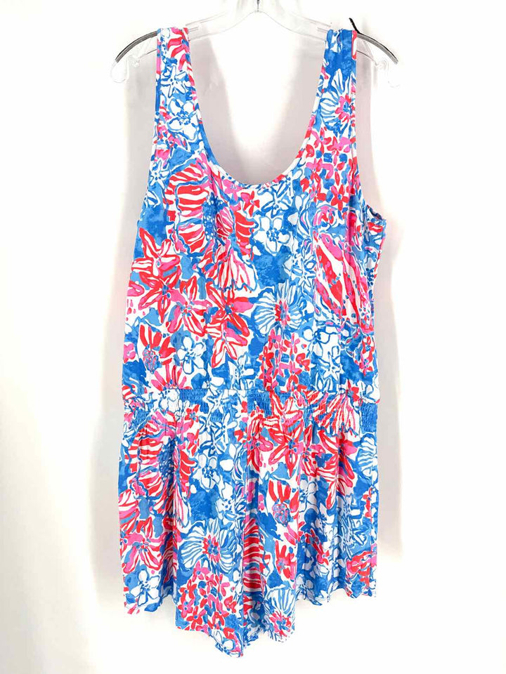 Size XL Lilly Pulitzer Blue Print Romper