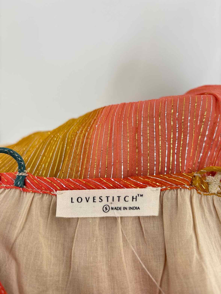 Size S LOVE STITCH Multi-Color Dress
