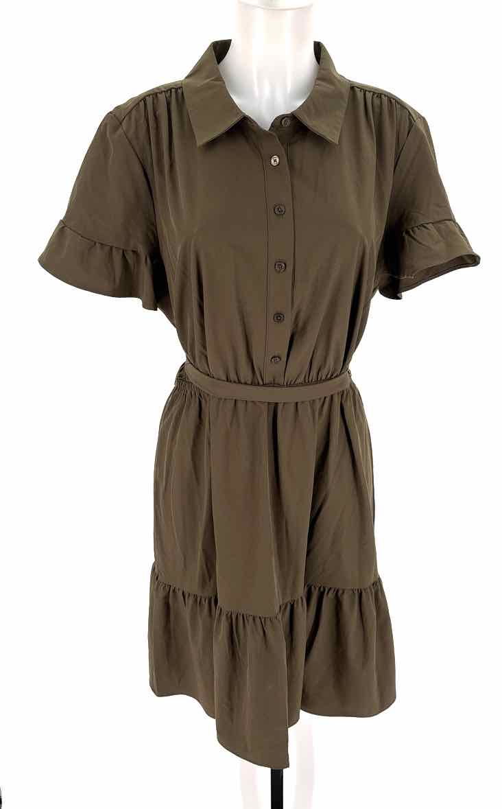 Size 14 DKNY Olive Dress