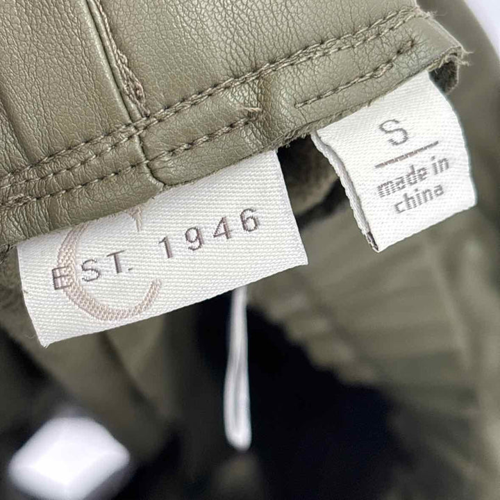 Size S EST. 1946 Olive Faux Leather Shorts