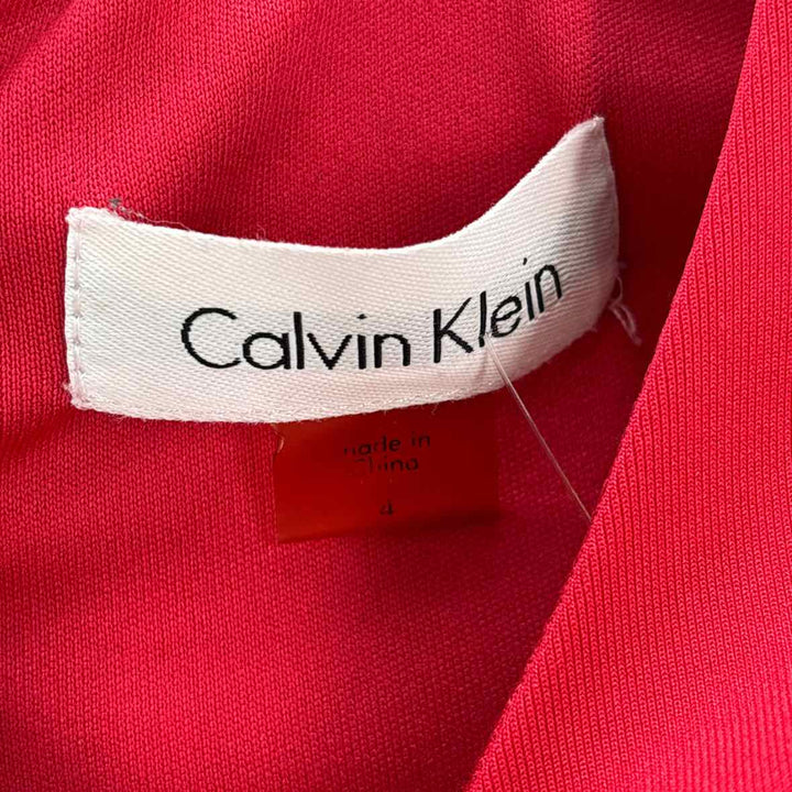 Size 4 Calvin Klein Pink Dress