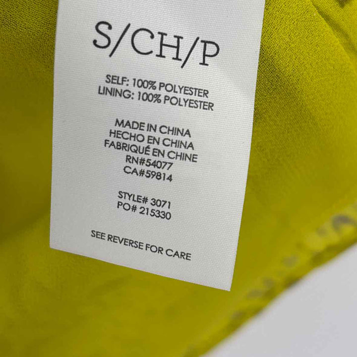 Size S CABI Lime Green Shirt