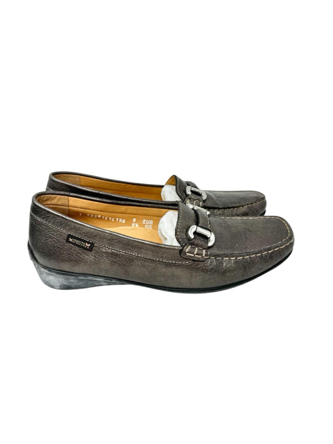 Shoe Size 8.5 Bronze Leather Flats