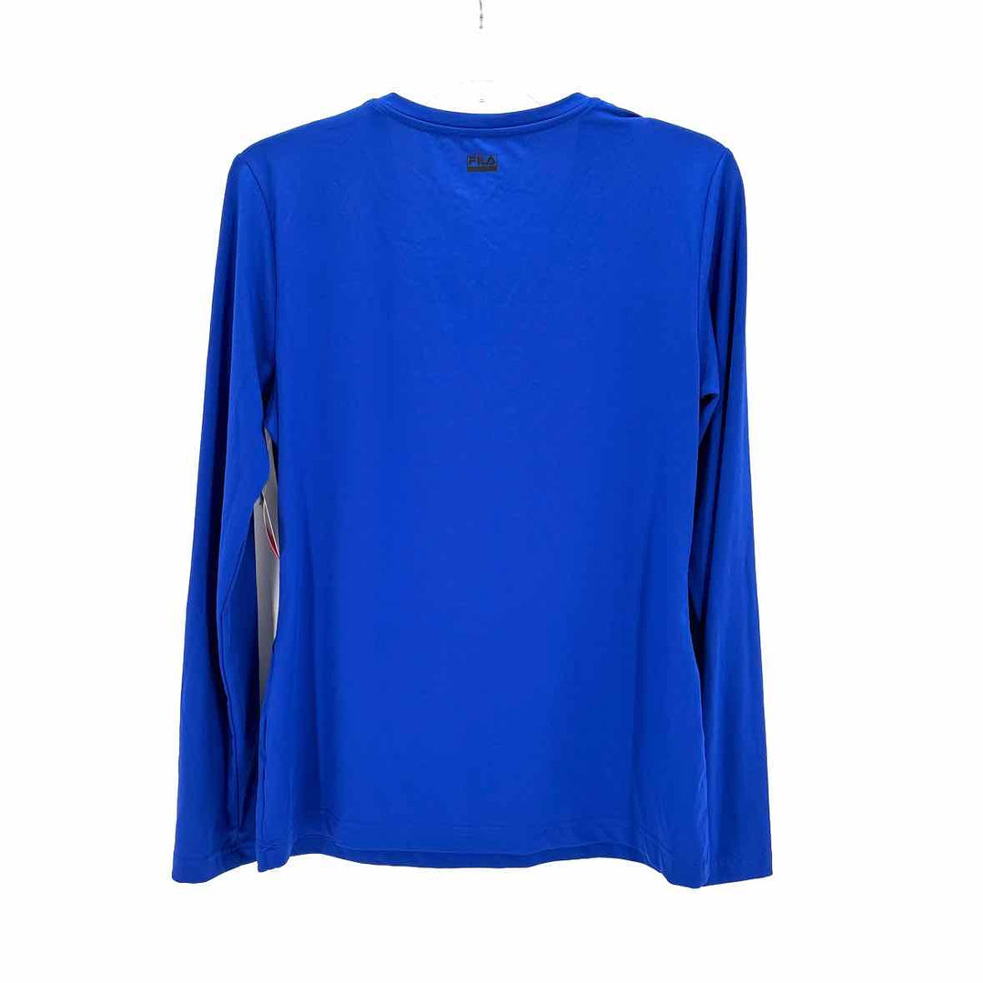 Size L FILA Royal Blue Mesh Shirt