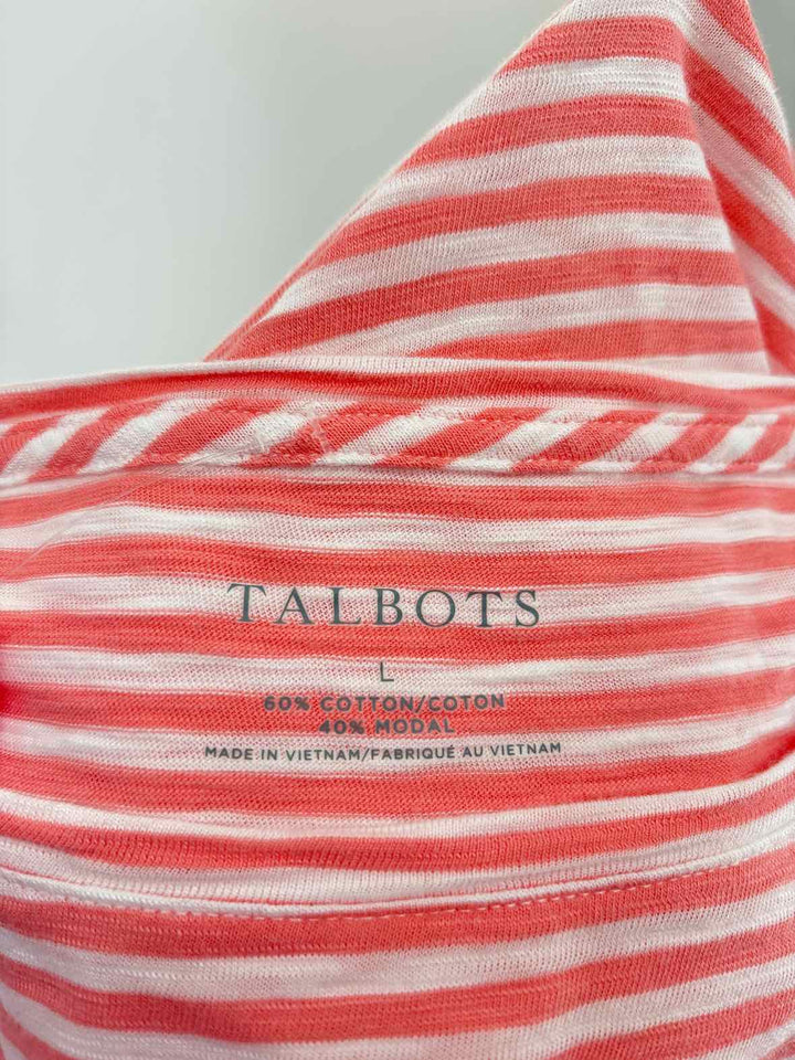 Size L Talbots PINK PRINT Shirt