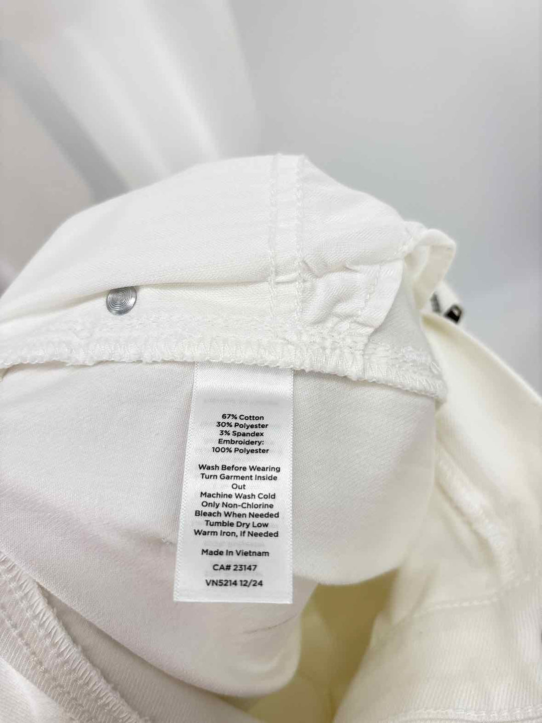 Size 8 Talbots White Pants