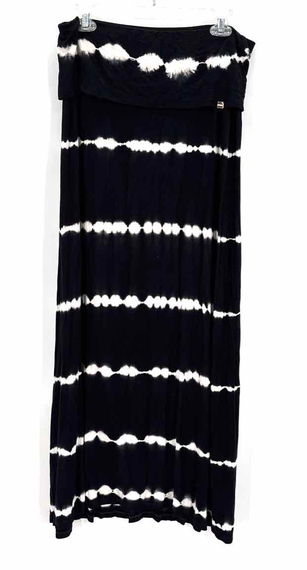Size L Calvin Klein Black Print Skirt