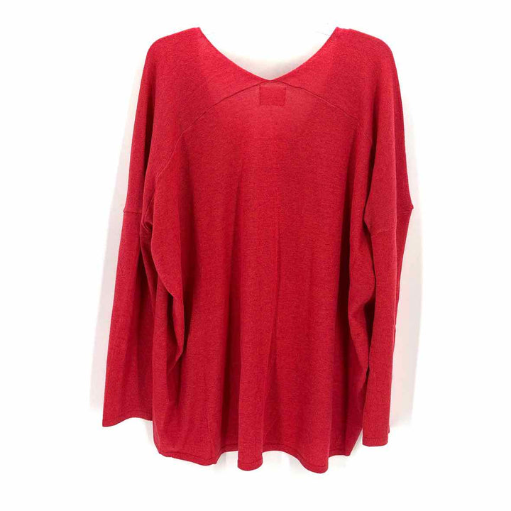 Size 1X Coral Knit Sweater