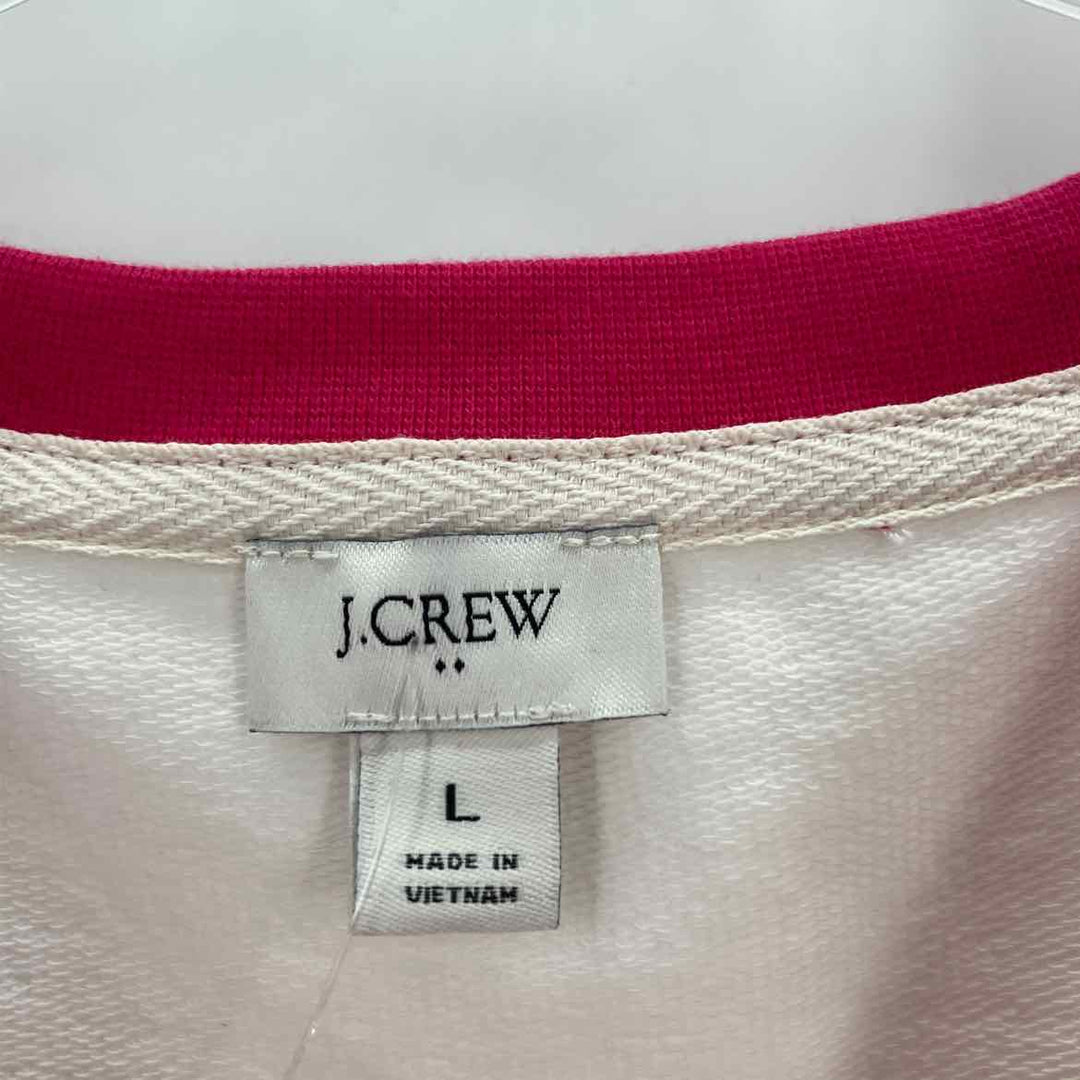 Size L J Crew White Sweater