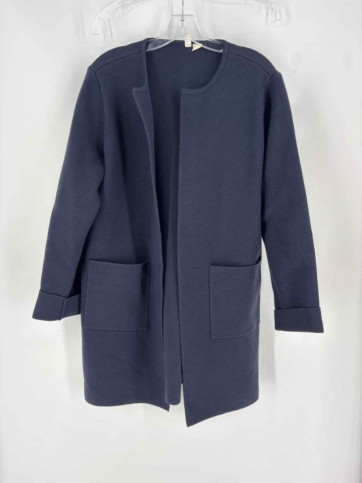 Size L Moth Navy Cardigan