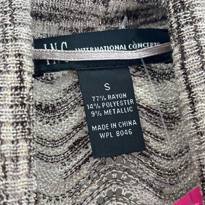 Size S INC Brown Sweater