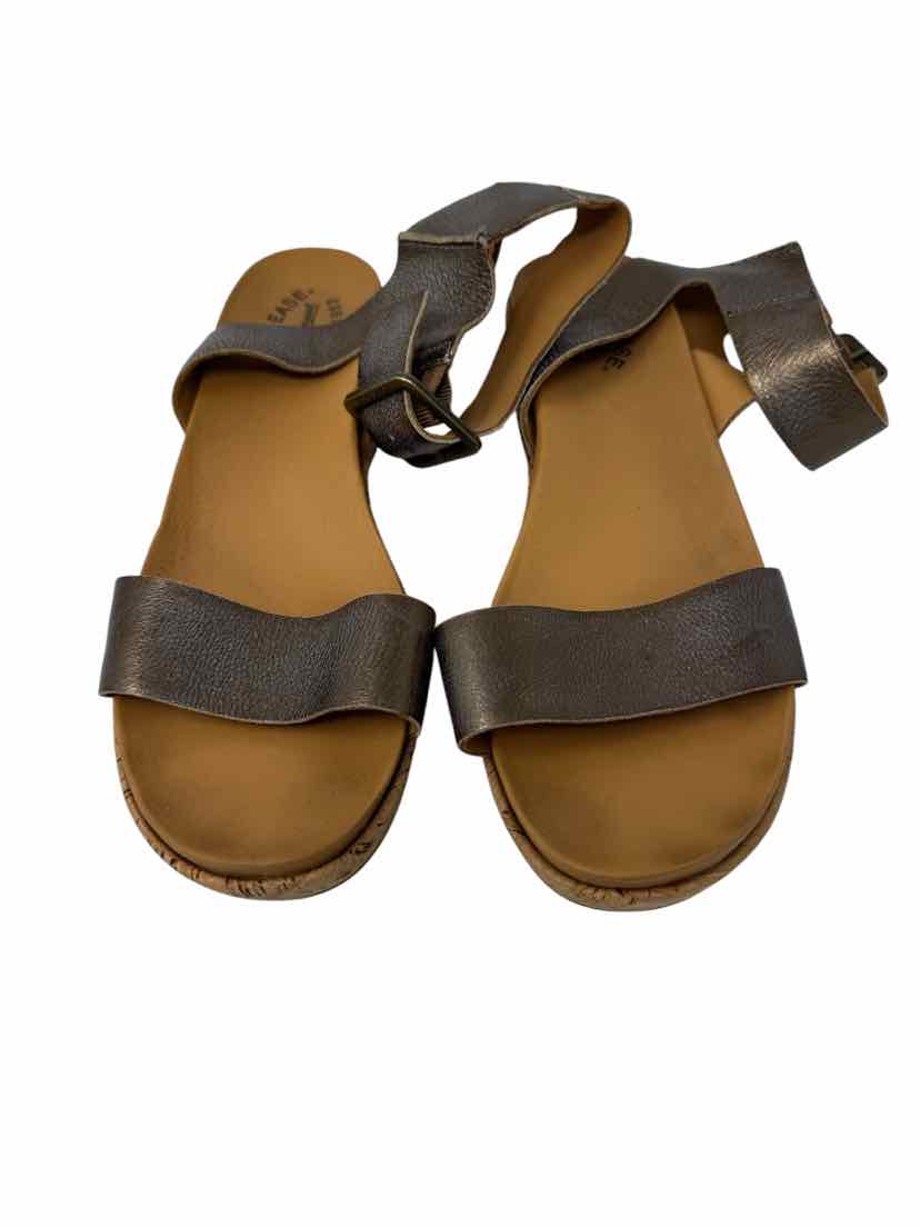 Shoe Size 10 KORK EASE Bronze Leather Sandals