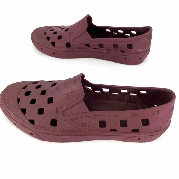 Shoe Size 11 Vans Burgundy Clogs
