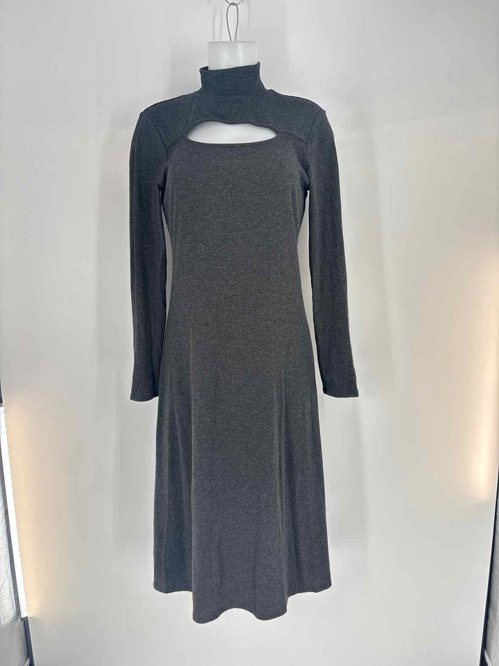 Size M Anthropologie Gray Dress