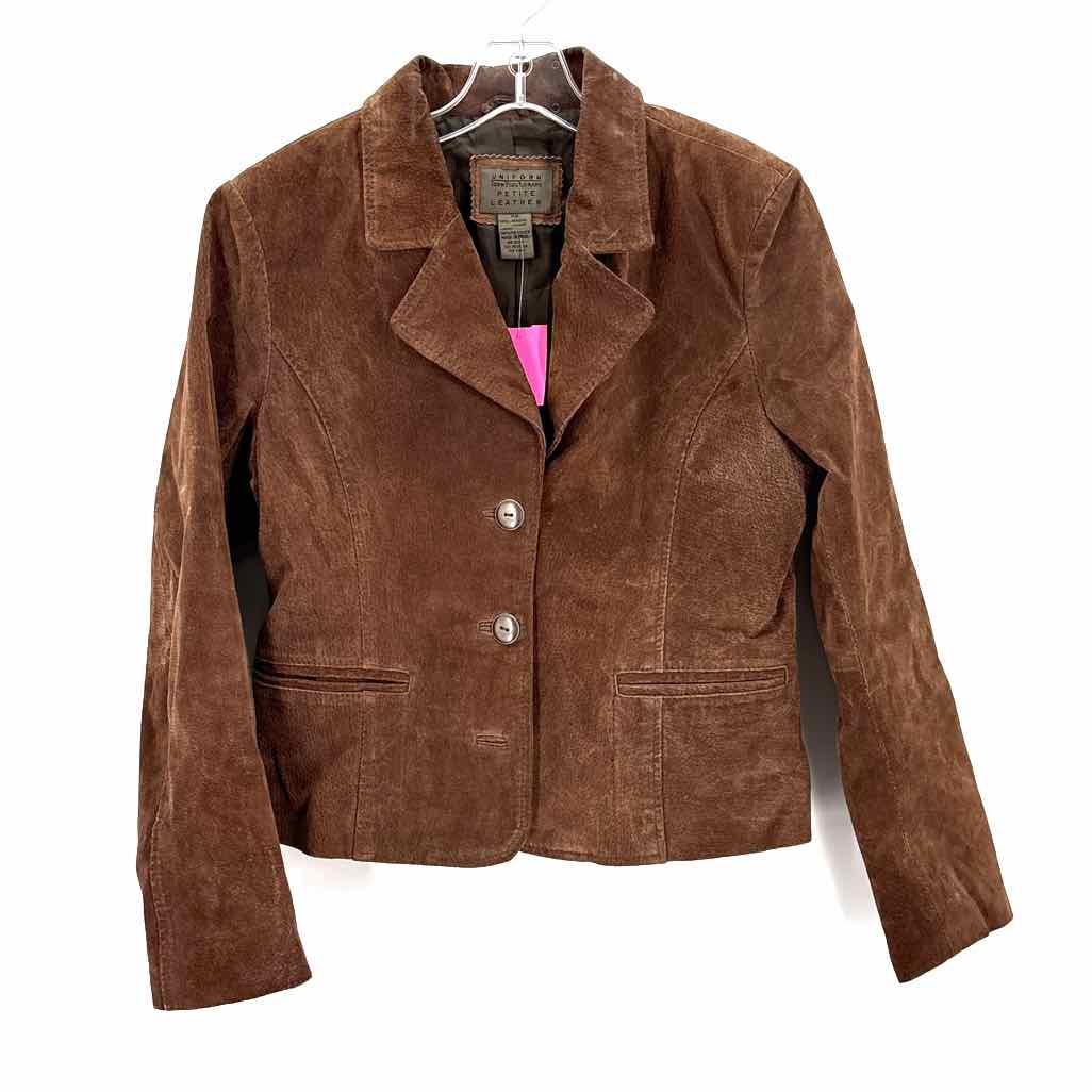 Size M Brown Leather Jacket
