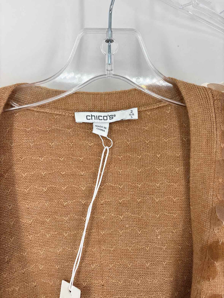 Size L Chico's Tan Sweater