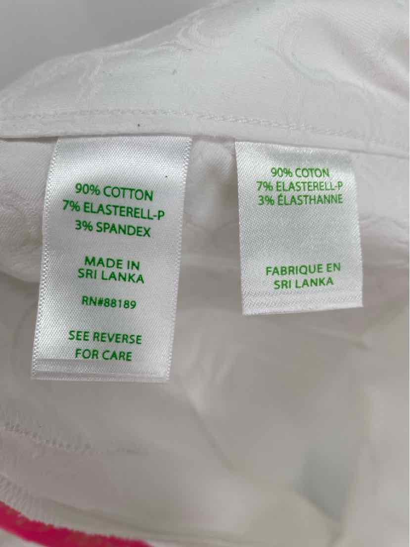 Size 6 Lilly Pulitzer White Pants