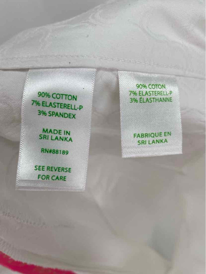 Size 6 Lilly Pulitzer White Pants