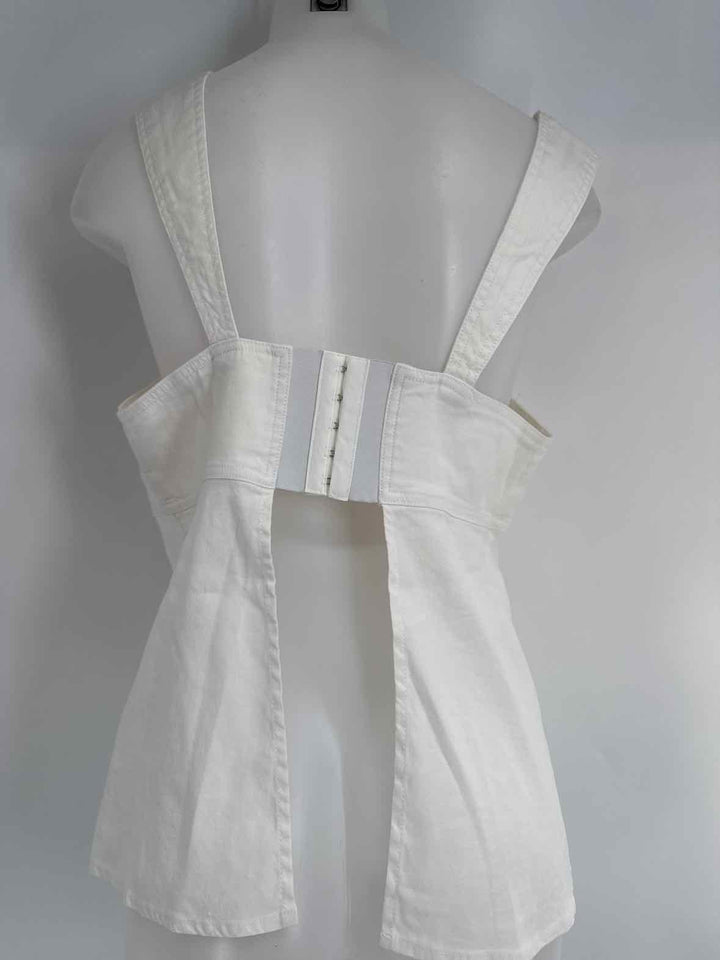 Size 1X Anthropologie White Shirt