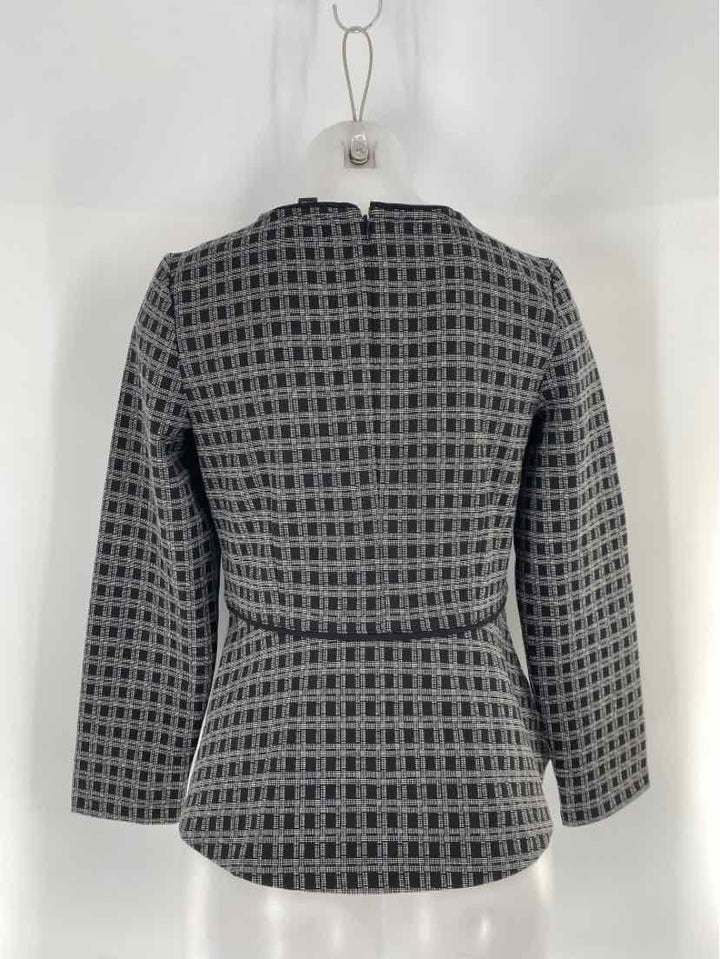 Size M Ann Taylor Black Print Shirt