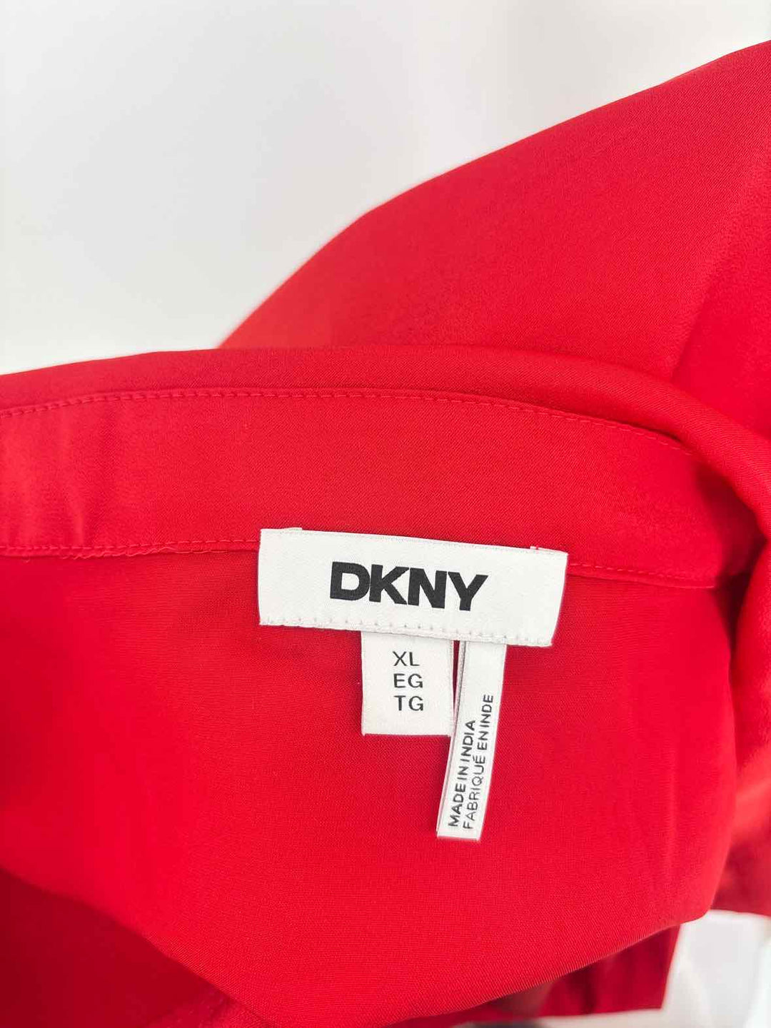 Size XL DKNY Red Shirt