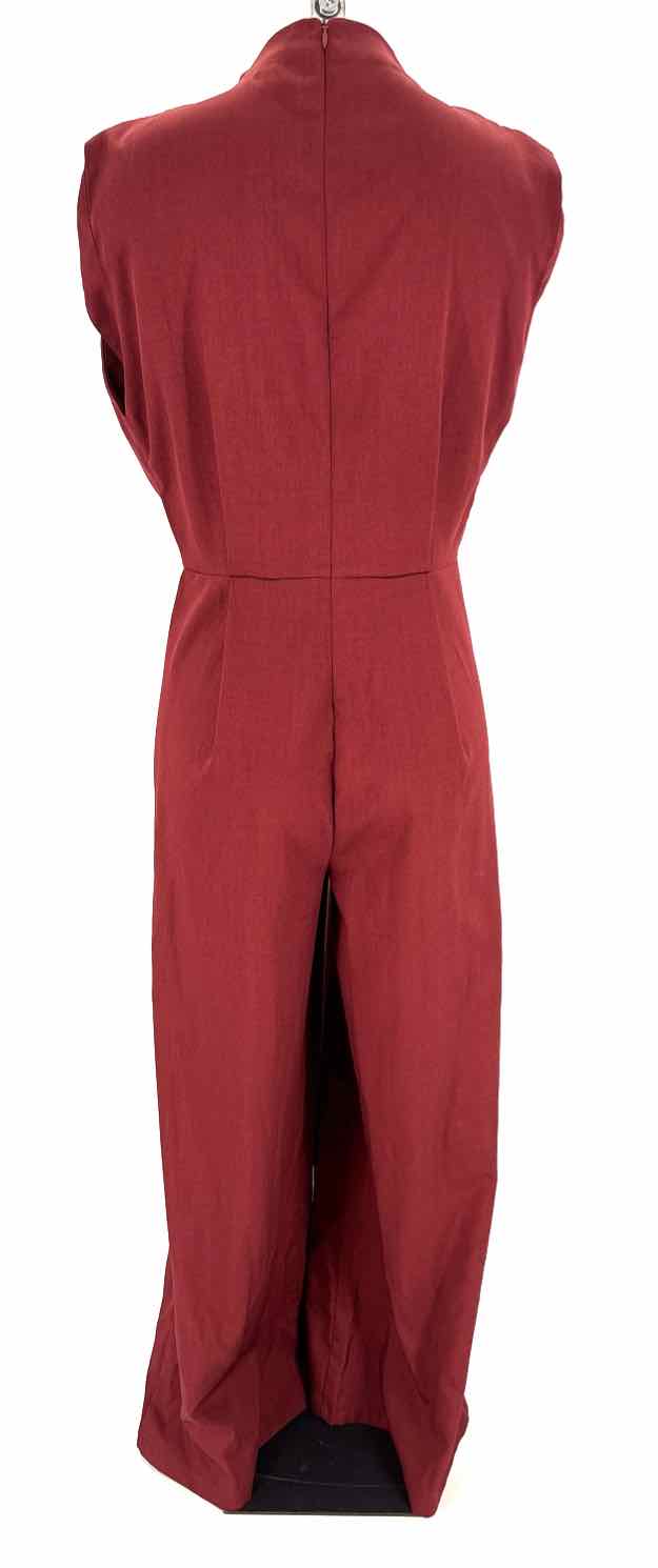 Size 6 Pretty Little Thing Burgundy Pants