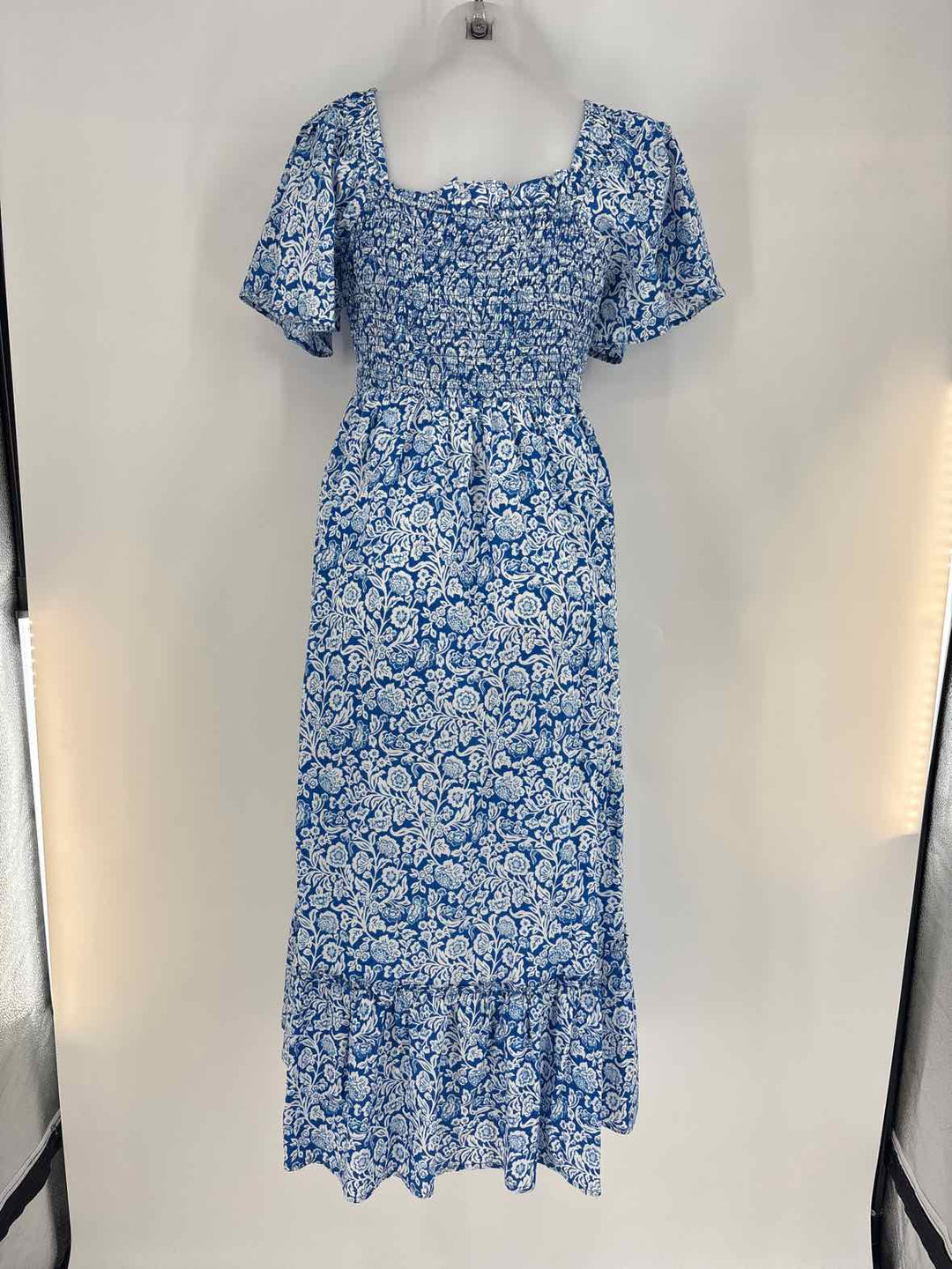 Size S Blue Print Dress