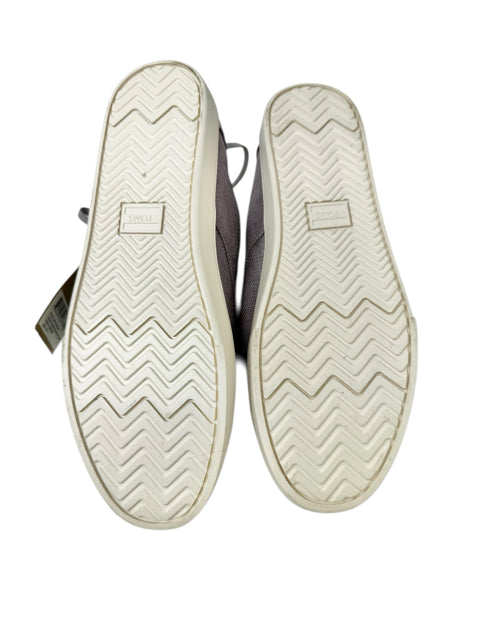 Shoe Size 9.5 Toms Gray Canvas Sneakers