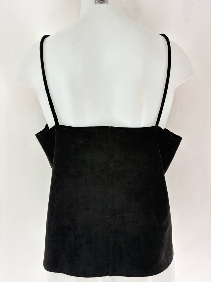 Size M KLD Black Suede Shirt