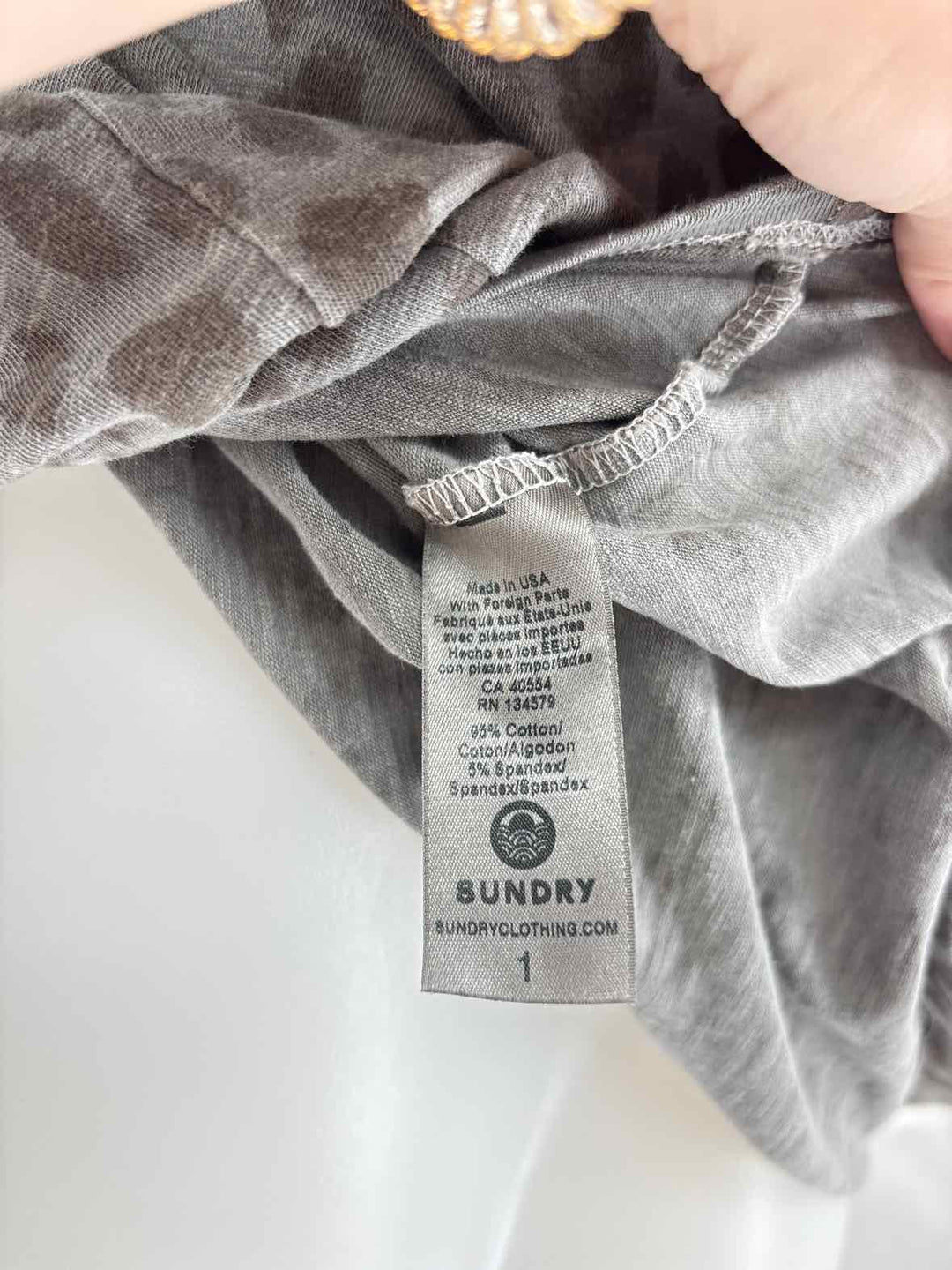 Size M Sundry Gray Dress