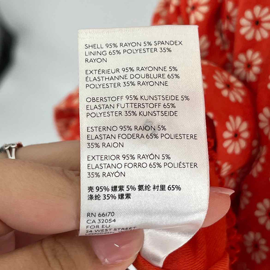 Size XS MAEVE Orange Dress