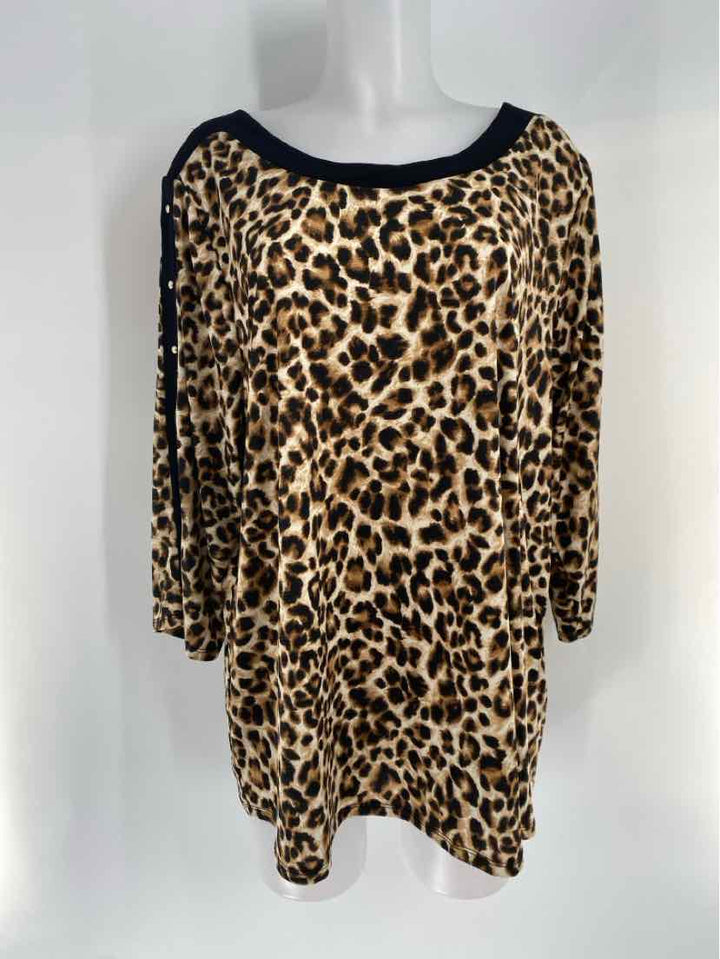 Size 2X Brown Shirt