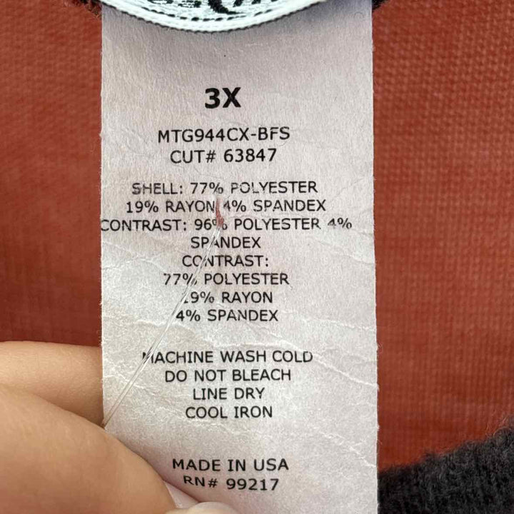 Size 3X Multi-Color Shirt