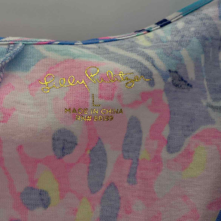 Size L Lilly Pulitzer Blue Dress