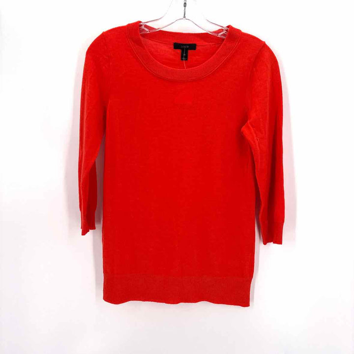 Size XS J Crew Orange Sweater
