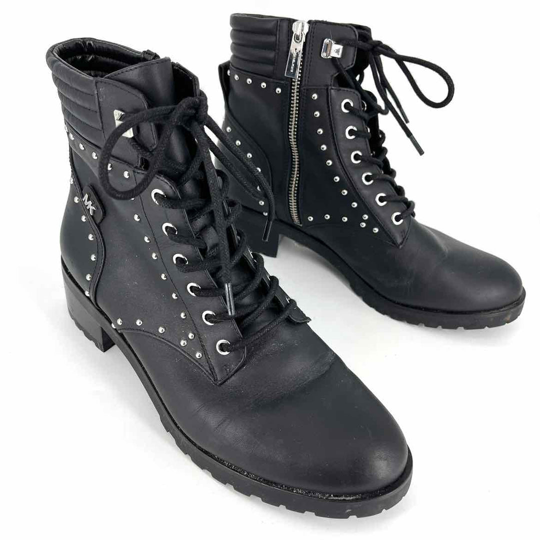 Shoe Size 9.5 Michael Kors Black Leather Boots