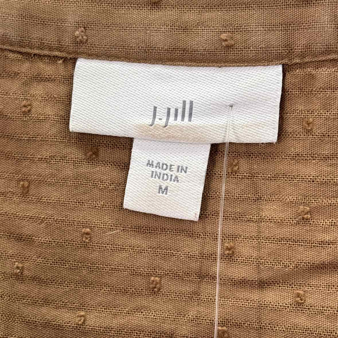 Size M J JILL Brown Shirt