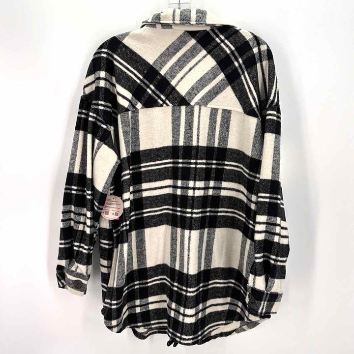 Size XL White Flannel Jacket