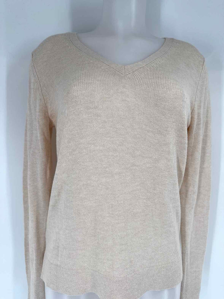 Size L Ann Taylor Tan Sweater
