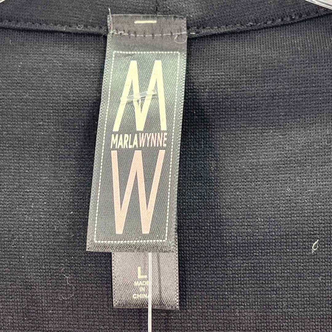 Size L MARLA WYNNE Black Cardigan
