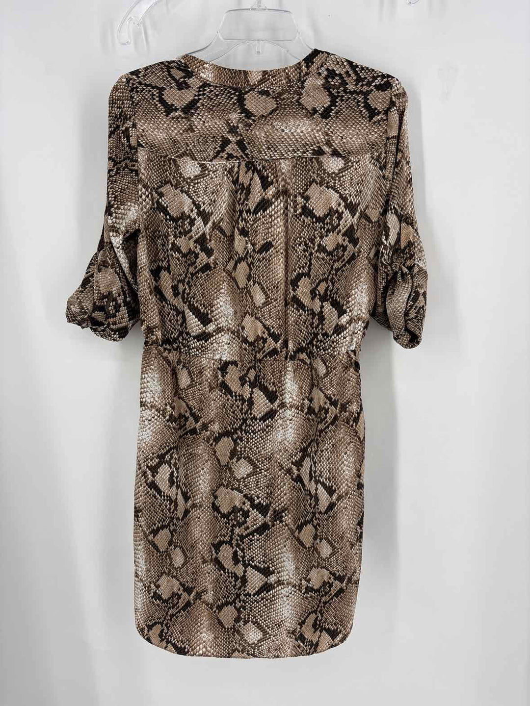Size 4 Banana Republic Brown Print Dress